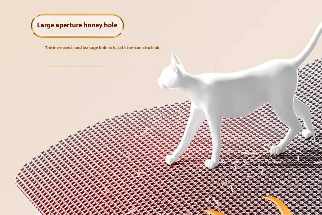 Extra Large Cat Litter Mat Heavy Duty Waterproof 2 Layer Non Slip Washable Pet Floor Protector Litter Box Sand Stopper