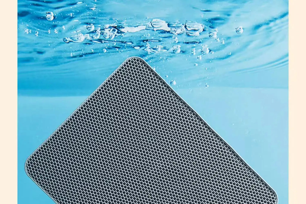 Extra Large Cat Litter Mat Heavy Duty Waterproof 2 Layer Non Slip Washable Pet Floor Protector Litter Box Sand Stopper